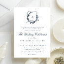 Search for elegant royal blue wedding invitations Traditional
