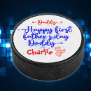 Search for fathers day hockey pucks Monogrammed
