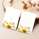Search for yellow sunflowers invitations Greenery