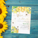 Search for meant to bee bridal shower invitations Watercolor