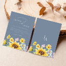 Search for dusty blue and yellow wedding invitations Wildflowers