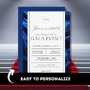 Search for black and gold gala invitations Sophisticated