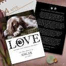 Search for dog sympathy cards In loving memory