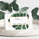 Search for tropical place cards Table