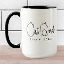 Search for simple cat mugs Best cat dad ever