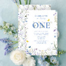 Search for turning one invitations Blue