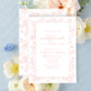 Search for pink 1st birthday invitations Butterfly
