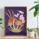 Search for purple mushrooms posters Nature