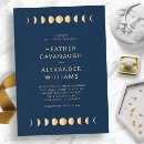 Search for celestial wedding invitations Midnight sky