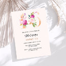 Search for peach sweet 16 invitations Pink
