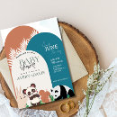 Search for safari animal baby shower invitations Forest