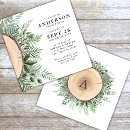 Search for gathering square invitations Rustic