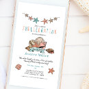 Search for seashell party invitations Summer