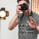 Search for camera lens tshirts Smile