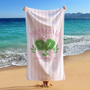 Search for pickleball towels Pink and green