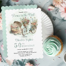 Search for teal birthday invitations 50th