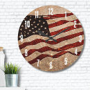Search for american flag clocks Distressed