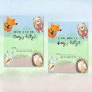 Search for bear stamp invitations Woodland