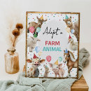 Search for adopt an animal sign posters Barnyard