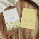 Search for baby in bloom thank you cards Yellow