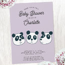 Search for panda baby shower invitations Cartoon