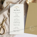 Search for gold wedding menus Reception