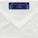 Search for floral birthday return address labels Navy blue