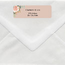 Search for rose gold return address labels Bridal shower