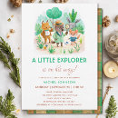Search for explorer baby shower invitations Starry milky way sky