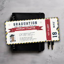 Search for red graduation invitations College grad