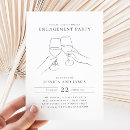 Search for wine engagement party invitations Modern