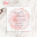Search for watercolor couples shower invitations Elegant