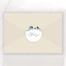 Search for navy blue bridal shower stickers Botanical
