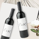 Search for black and white labels Initials