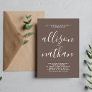 Search for dark wedding invitations Simple