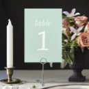 Search for mint green wedding table cards Classic