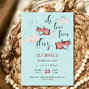 Search for retro plane invitations Boy