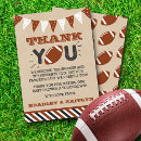 Search for football thank you cards Baby shower