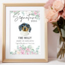 Search for dog signature drink wedding signs Pet