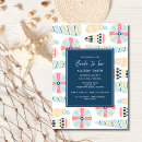 Search for beach bridal shower invitations Seashell