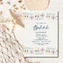 Search for seashell bridal shower invitations Beach