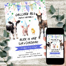 Search for barnyard 1st birthday invitations Farm animals