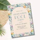 Search for pool graduation invitations Watercolor