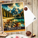 Search for emerald lake postcards Vintage