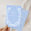Search for blue and white bridal shower invitations Boho bohemian