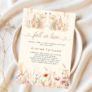 Search for fall in love bridal shower invitations Pink