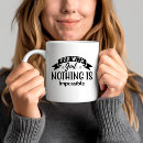Search for nothing is impossible mugs Scripture