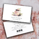 Search for cake business cards Pastry chef