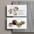 Search for hexagon business cards Modern