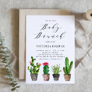 Search for watercolor succulent invitations Botanical